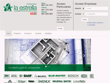Tablet Screenshot of ferreterialaestrella.com